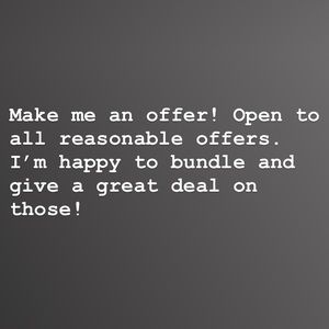 Make me an offer!